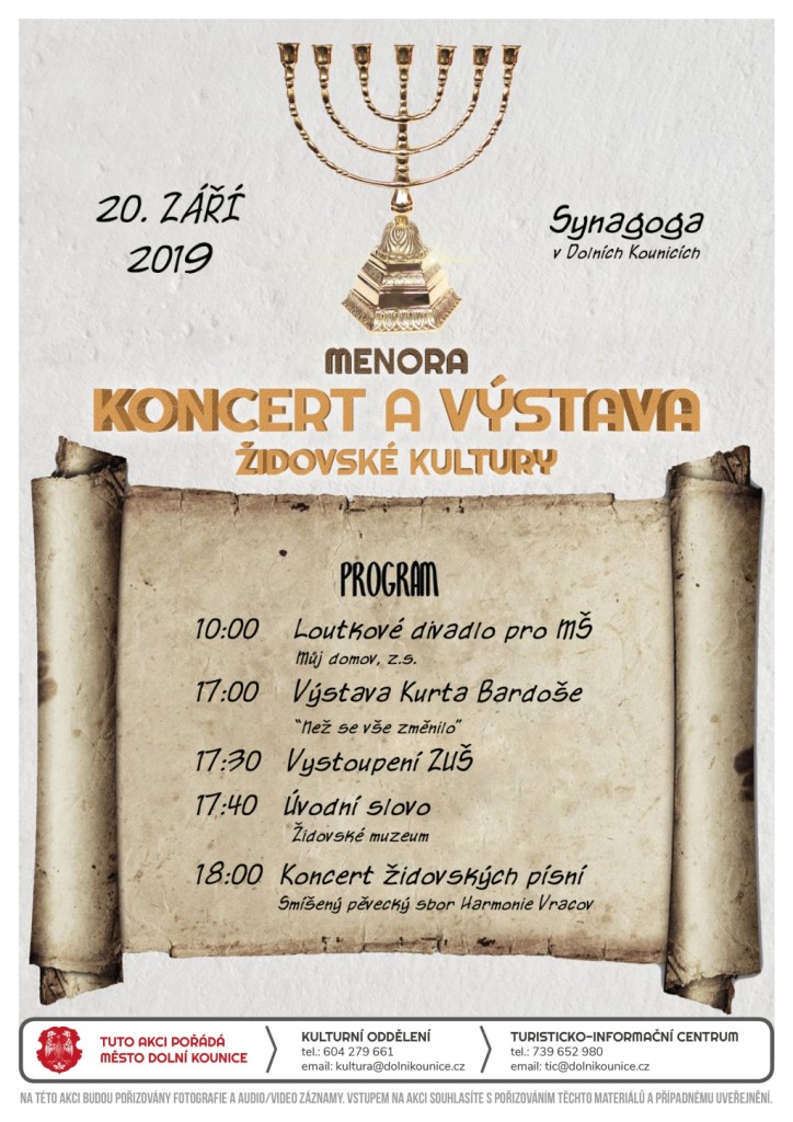 Menora - Koncert a výstava židovské kultury