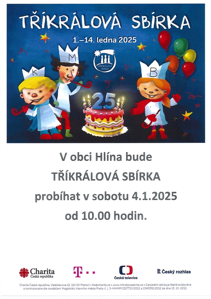 Plakát_Tříkrálová_sbírka_2025