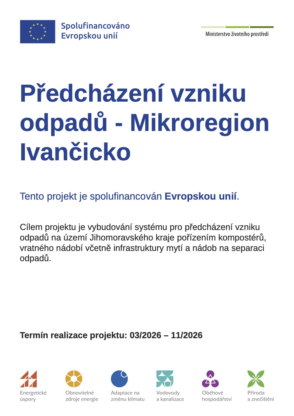 Předcházení vzniku odpadů - Mikroregion Ivančicko